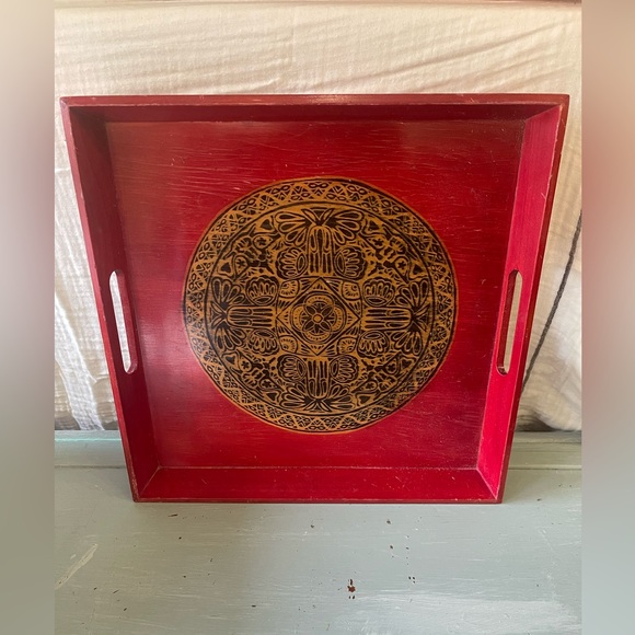 Wood tray - Picture 5 of 6